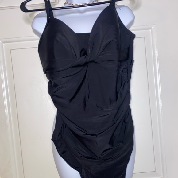 Merona | Swim | Full Coverage One Piece Black Swimsuits | Poshmark